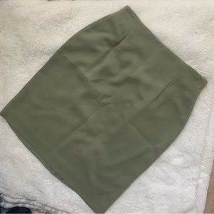 Vintage Sage Pencil Skirt